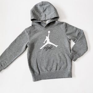 Air Jordan Flight Hoodie Grey Kids | Pullover Sweatshirt